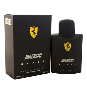 Ferrari Scuderia Black Eau De Toilette Spray For Men, 4.2 Ounce