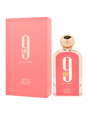 Afnan 9 AM Pour Femme for Women - 3.4 oz EDP Spray