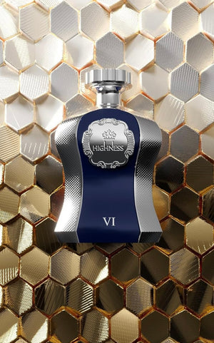 Afnan Highness VI Blue for Men Eau De Parfum Spray, 3.4 Ounce