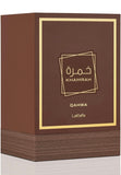 Lattafa Khamrah Qahwa for Unisex Eau de Parfum Spray, 3.4 Ounce